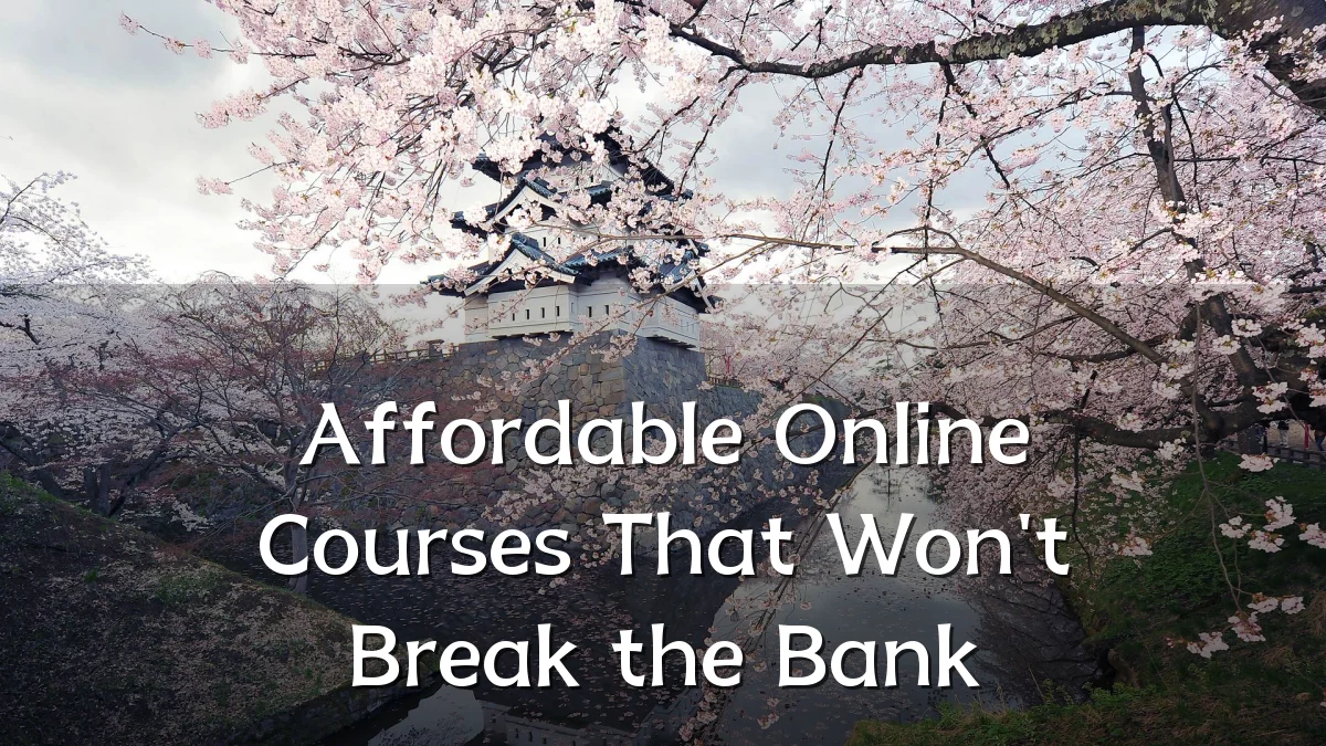 Affordable Online Courses That Won't Break the Bank
