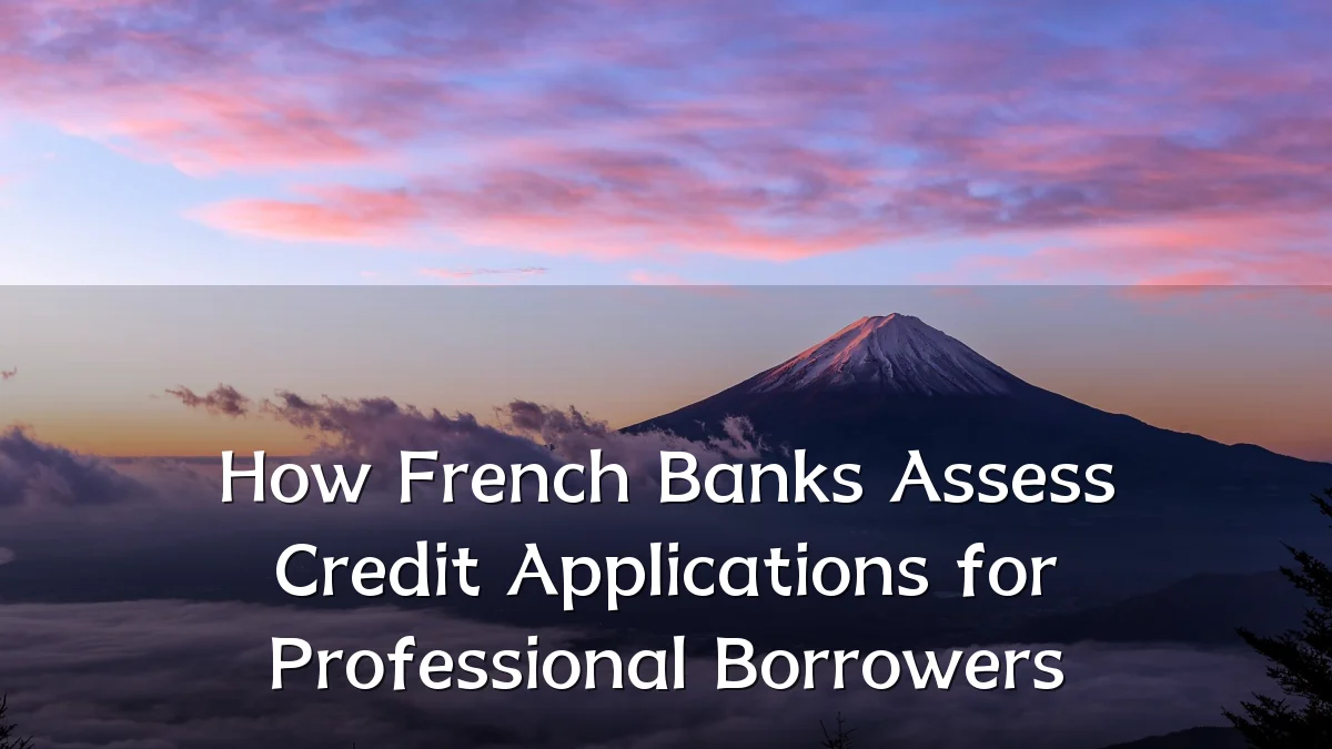 How French Banks Assess Credit Applications for Professional Borrowers
