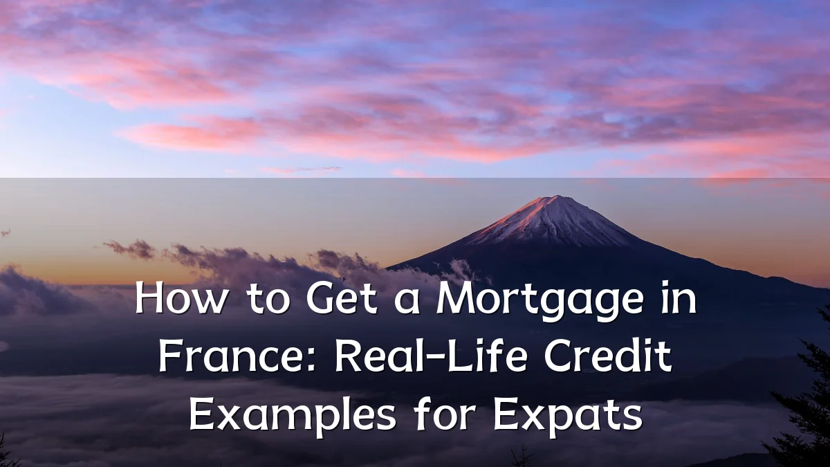 How to Get a Mortgage in France: Real-Life Credit Examples for Expats