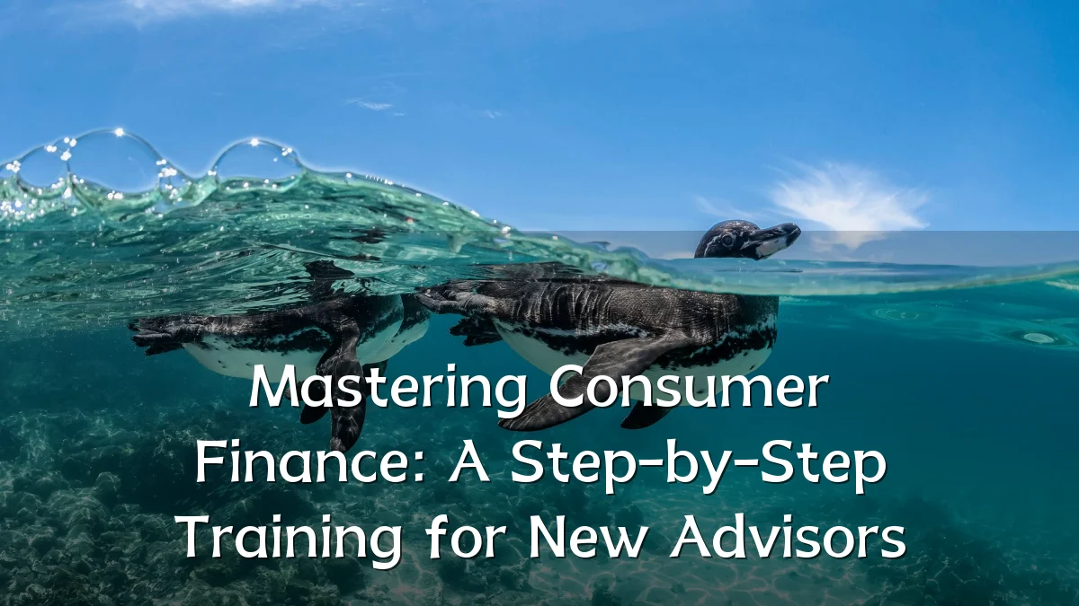 Mastering Consumer Finance: A Step-by-Step Training for New Advisors