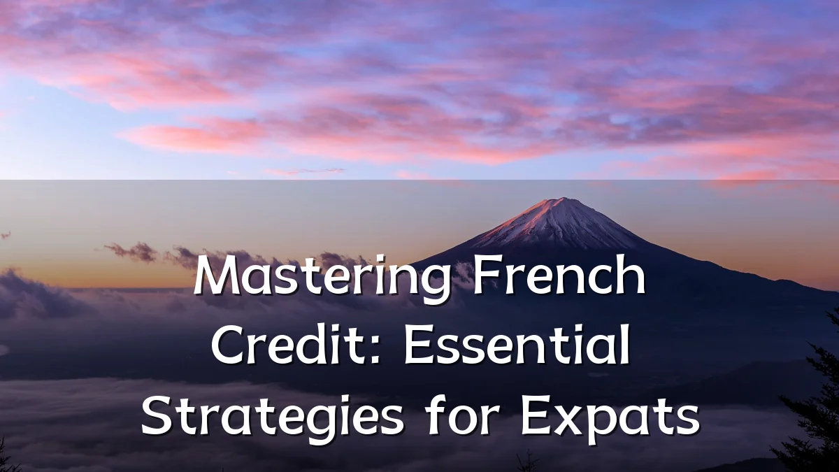 Mastering French Credit: Essential Strategies for Expats