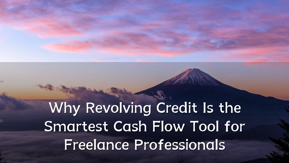Why Revolving Credit Is the Smartest Cash Flow Tool for Freelance Professionals