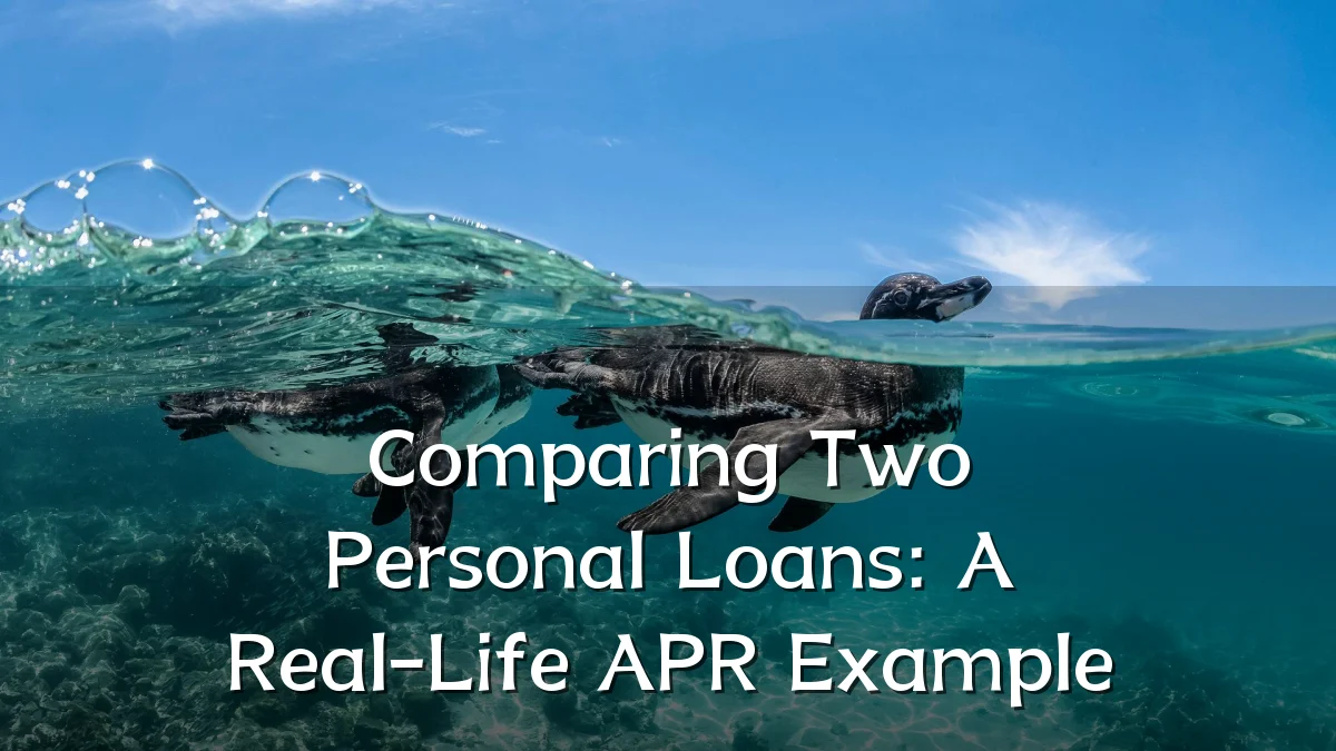 Comparing Two Personal Loans: A Real-Life APR Example