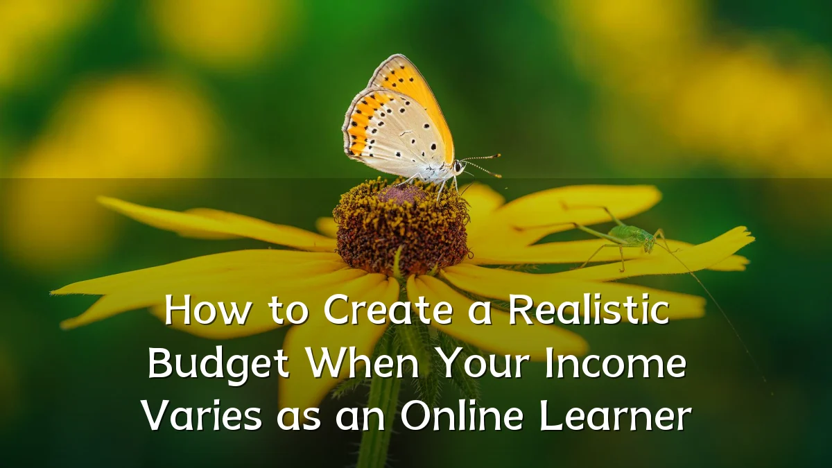 How to Create a Realistic Budget When Your Income Varies as an Online Learner