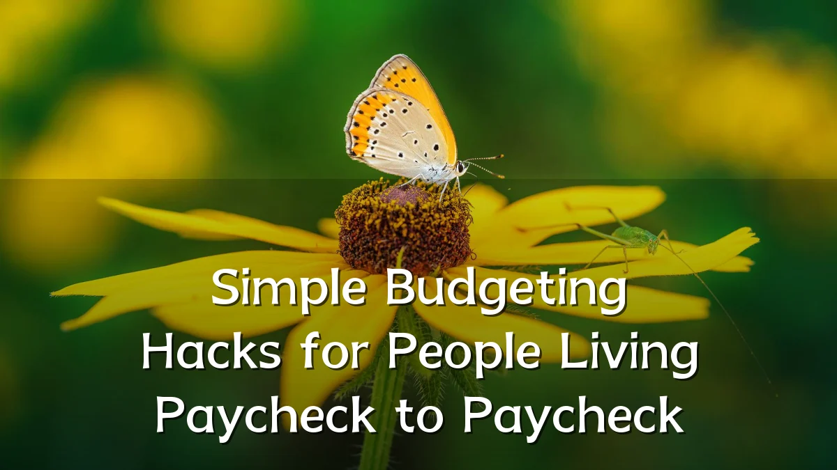 Simple Budgeting Hacks for People Living Paycheck to Paycheck