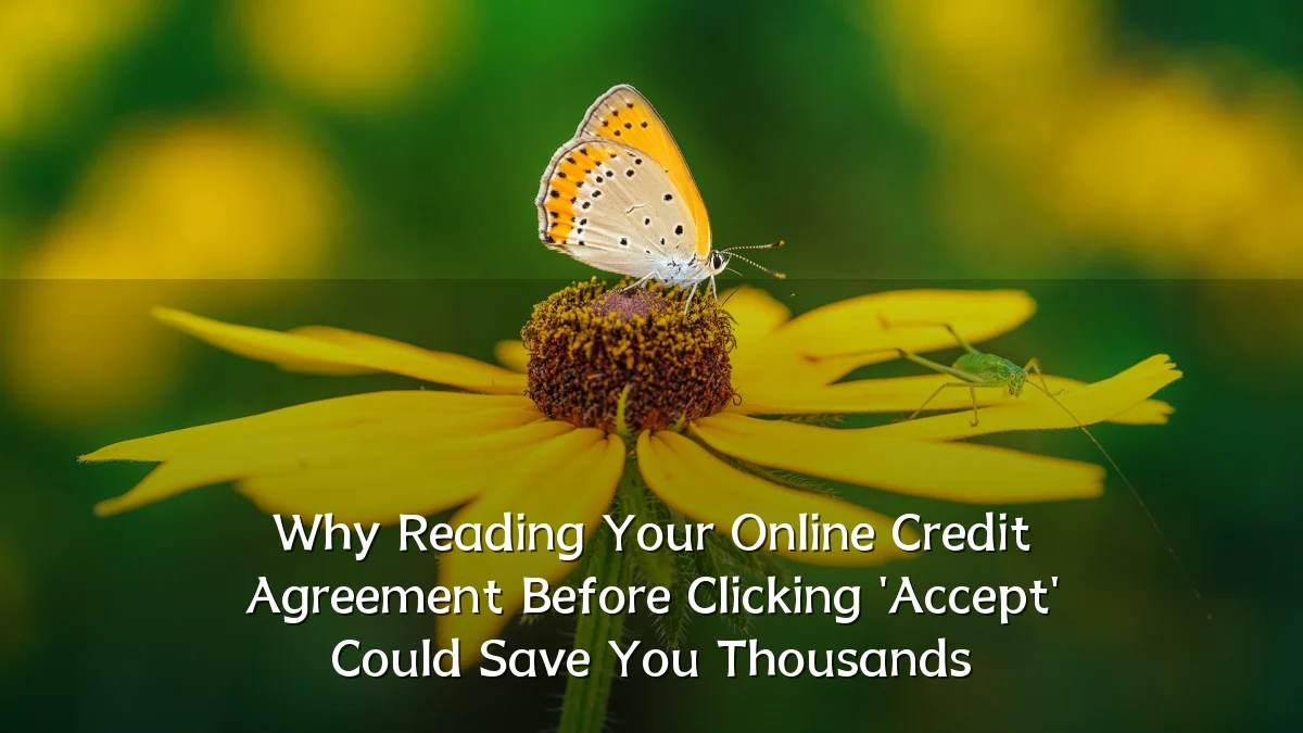 Why Reading Your Online Credit Agreement Before Clicking 'Accept' Could Save You Thousands