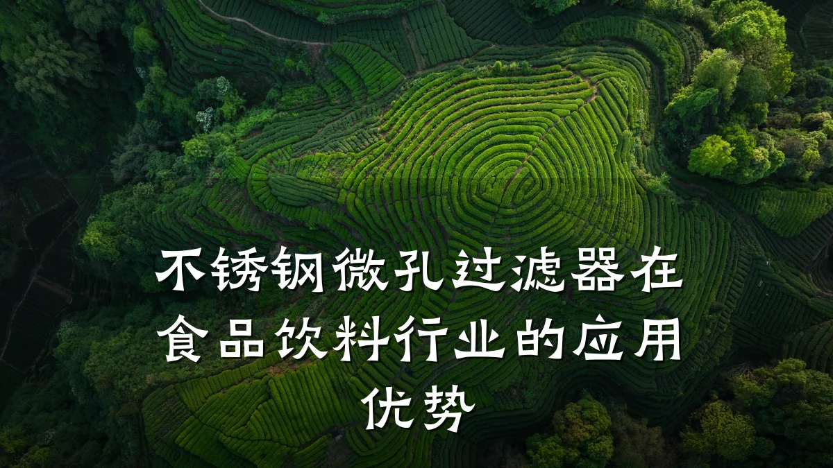 不锈钢微孔过滤器在食品饮料行业的应用优势