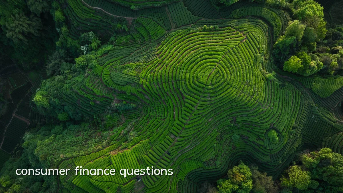 consumer finance questions