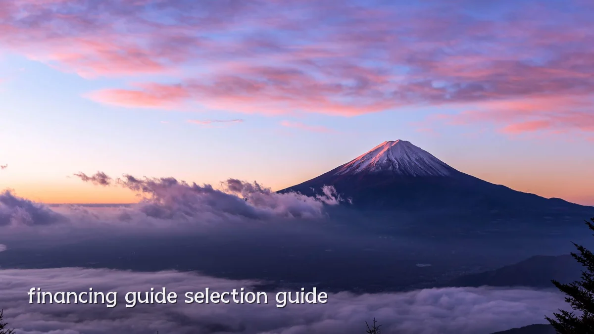 financing guide selection guide