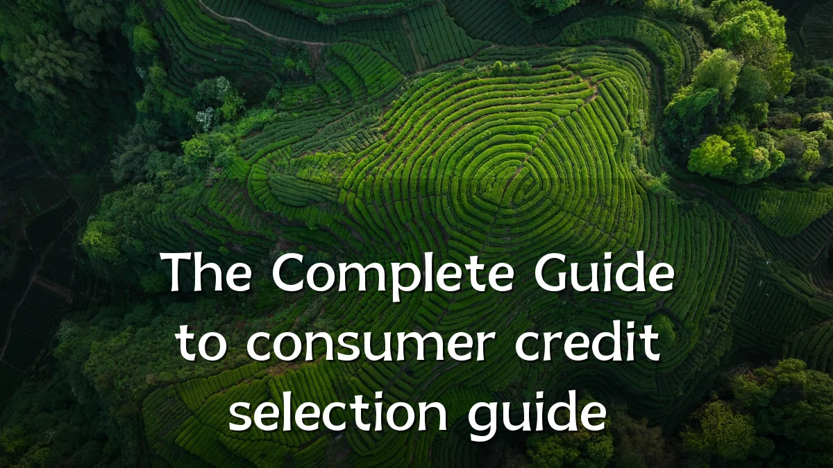 The Complete Guide to consumer credit selection guide
