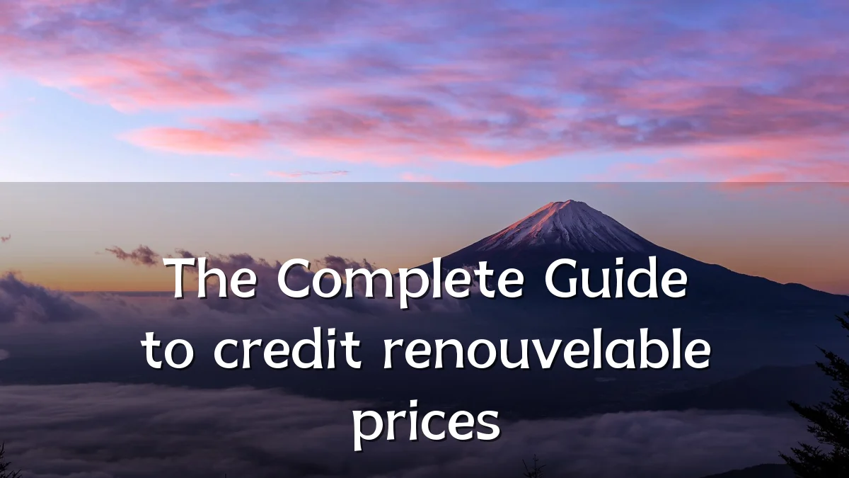 The Complete Guide to credit renouvelable prices